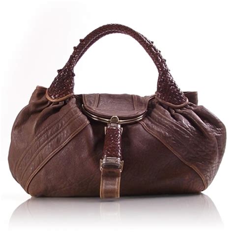 FENDI Nappa Nuvolata Spy Cognac 11075 